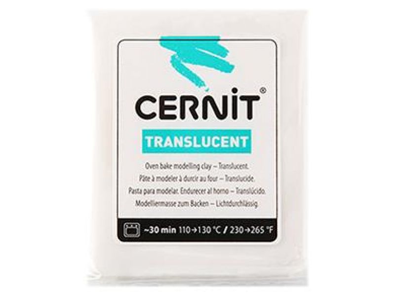 Cernit Translucent (Transparan) Polimer Kil 56GR White 005