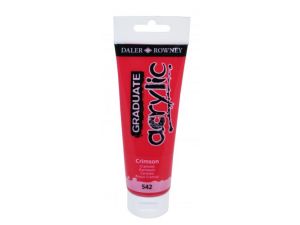 Daler Rowney 120 ML Graduate Akrilik Boya 542 Crimson