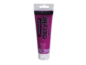 Daler Rowney 120 ML Graduate Akrilik Boya 433 Purple