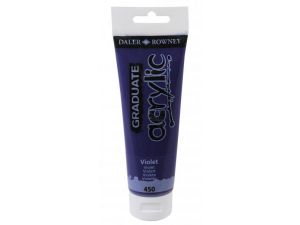 Daler Rowney 120 ML Graduate Akrilik Boya 450 Violet