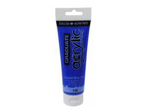 Daler Rowney 120 ML Graduate Akrilik Boya 110 Cobalt Blue hue 