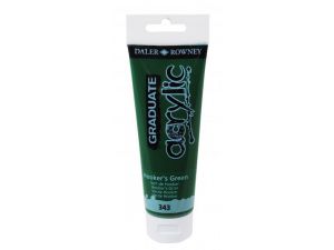 Daler Rowney 120 ML Graduate Akrilik Boya 343 Hooker's green
