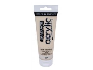 Daler Rowney 120 ML Graduate Akrilik Boya 024 Buff Titanium