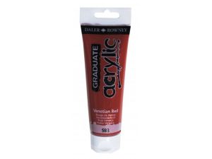 Daler Rowney 120 ML Graduate Akrilik Boya 583 Venetian red