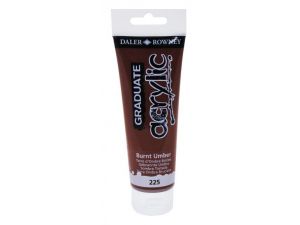 Daler Rowney 120 ML Graduate Akrilik Boya 225 Burnt umber