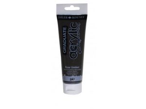 Daler Rowney 120 ML Graduate Akrilik Boya 247 Raw umber
