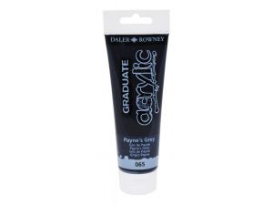 Daler Rowney 120 ML Graduate Akrilik Boya 065 Payne's grey
