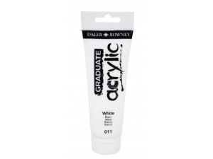 Daler Rowney 120 ML Graduate Akrilik Boya 011 White 