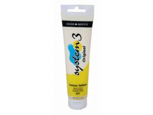 Daler Rowney  System 3 Akrilik 651 Lemon Yellow 150 ml