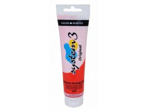 Daler Rowney  System 3 Akrilik 150 ml 619 Cadmium Orange hue