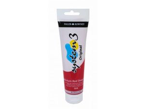 Daler Rowney  System 3 Akrilik 150 ml  504 Cadmium red deep hue