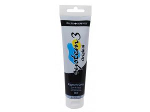 Daler Rowney System 3 Akrilik 150 ml   065 Payne's Grey