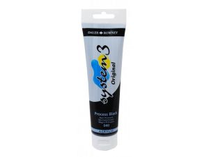 Daler Rowney  System 3 Akrilik 150 ml  040 Process Black