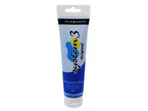 Daler Rowney  System 3 Akrilik 150 ml  100 Fluorescent Blue