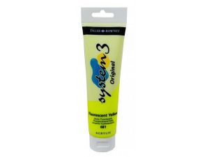 Daler Rowney  System 3 Akrilik 150 ml  681 Fluorescent Yellow