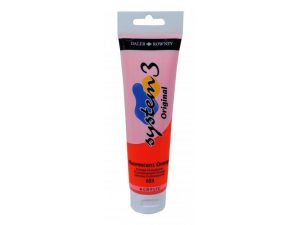Daler Rowney  System 3 Akrilik 150 ml 653 Fluorescent Orange