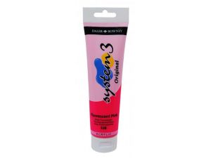 Daler Rowney  System 3 Akrilik 150 ml  538 Fluorescent Pink