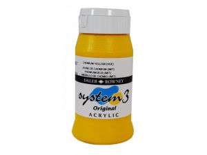 Daler Rowney  Akrilik System 3 500 ml  Cadmium Yellow 620 