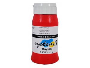 Daler Rowney Akrilik System 3 500 ml Vermilion hue 588