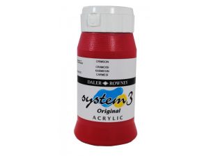 Daler Rowney Akrilik System 3 500 ml Crimson 513 
