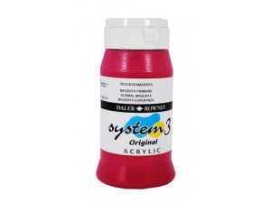 Daler Rowney Akrilik System 3 500 ml  Process Magenta 412 