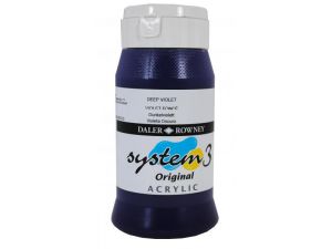 Daler Rowney Akrilik System 3 500 ml 408 Deep Violet