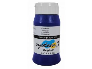 Daler Rowney Akrilik System 3 500 ml Ultramarine 123 