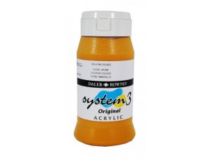 Daler Rowney  System 3 Akrilik 500 ml  663 Yellow Ochre