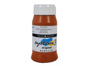 Daler Rowney  System 3 Akrilik 500 ml  667 Raw Sienna