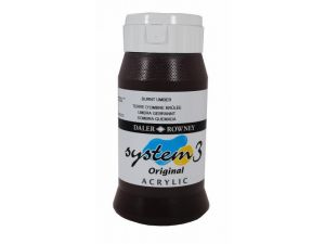 Daler Rowney  System 3 Akrilik 500 ml  223 Burnt Umber