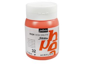 Pebeo Studio 500 ML Akrilik 32 Cadmium orange hue