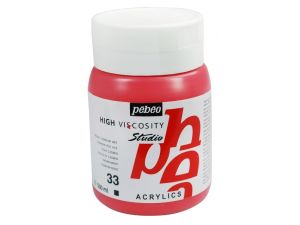 Pebeo Studio 500 ML Akrilik 33 Cadmium red hue