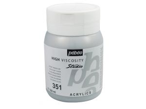Pebeo Studio 500 ML Akrilik 351 Iridescent silver