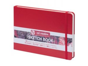 Talens Art Creation Eskiz Bloğu Sert Kapak 140 gr  21X14.8 cm Kırmızı
