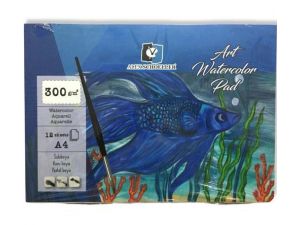 Alex Schoeller Sulu Boya Defteri A4 300gr 12 Sayfa