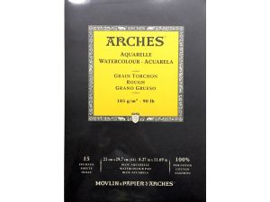 Arches Sulu Boya Defteri 185G 21CMX29,7 15 Sayfa Rough  A1795224