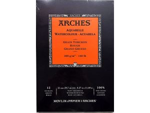 Arches Sulu Boya Defteri 300G A4 21X29,7 12 Sayfa Rough  