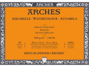 Arches Sulu Boya Defteri 300G 36X51 20 Sayfa Rough 