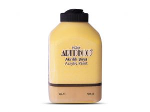 Artdeco Akrilik Boya 500ml Kanarya Sarısı 3032