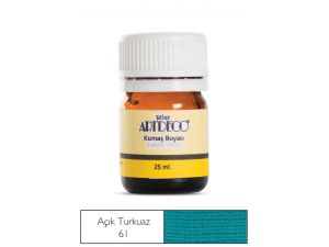 Artdeco Kumaş Boyası 25ml Açık Turkuaz 61