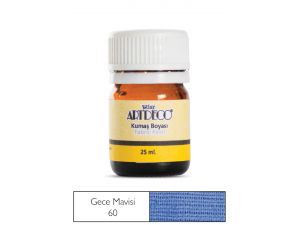 Artdeco Kumaş Boyası 25ml Gece Mavisi 60