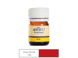 Artdeco Kumaş Boyası 25ml Koyu Kırmızı 106