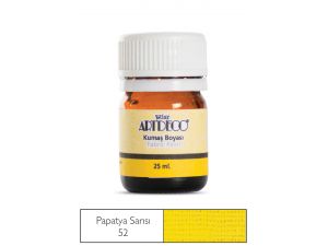 Artdeco Kumaş Boyası 25ml Papatya Sarısı 52