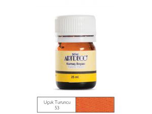 Artdeco Kumaş Boyası 25ml Uçuk Turuncu 53