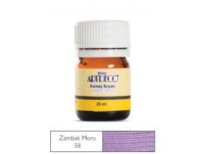 Artdeco Kumaş Boyası 25ml Zambak Moru 58