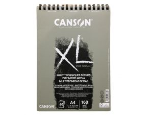 Canson Dry Mixed Media Grey Sand  Grain  40SYF 160Gr A4