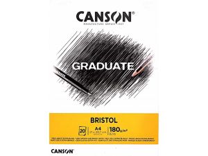 Canson Graduate Bristol Defter 180gr 20 Sayfa A4