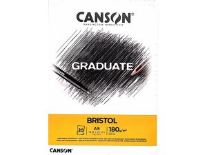 Canson Graduate Bristol Defter 180g 20 Sayfa A5