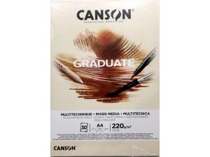 Canson Graduate Mix Media Naturel  220g 30 Sayfa A4