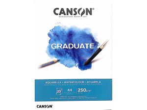 Canson Graduate Sulu Boya Defteri 250G A4 20 Sayfa